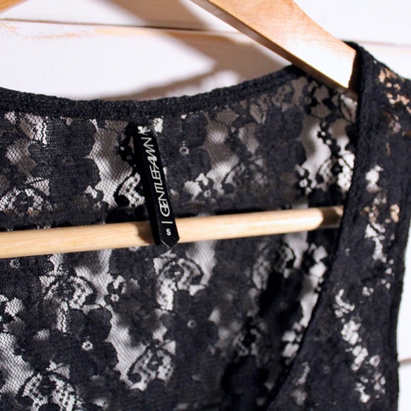 Gentle Fawn Black Lace Top - Picture 4 of 5